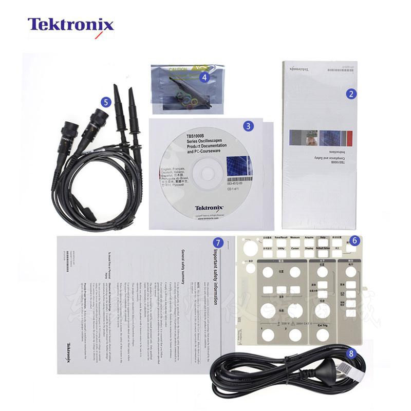 Tektronix泰克示波器TBS1102数字示波器100M双通道示波器