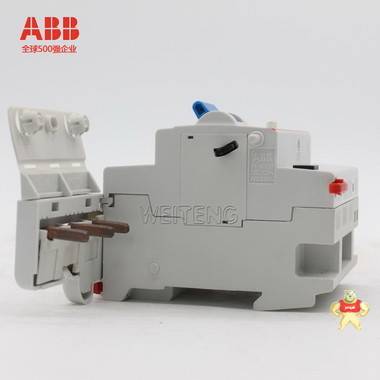 ABB漏电保护器DDA203 AS-63/0.3剩余电流装置模块300mA 