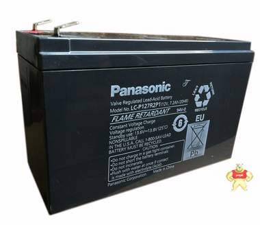 松下Panasonic 铅酸蓄电池LC-P127R2/12V7.2AH应急灯UPS电源通用 松下蓄电池,UPS电源蓄电池,松下蓄电池价格,LC-P127R2,通信电源蓄电池