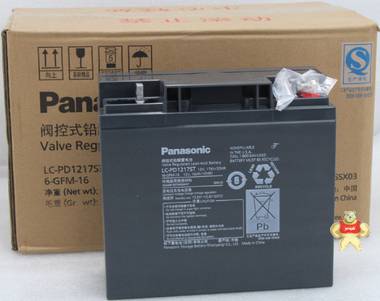松下Panasonic蓄电池LC-PD1217ST 12V17AH应急灯太阳能UPS/EPS用 松下蓄电池,铅酸蓄电池,蓄电池,UPS电源蓄电池,EPS电源蓄电池
