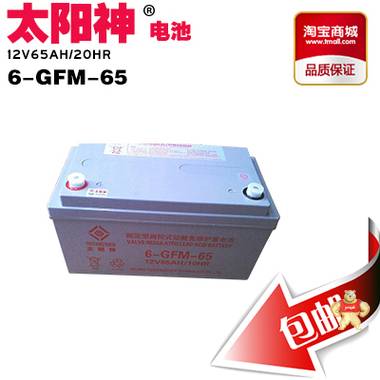 太阳神蓄电池12V120AH铅酸免维护6-GFM-120直流屏UPS/EPS/太阳能 