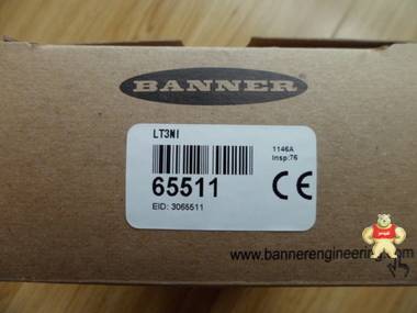 昆山泰珂邦纳BANNER一级代理,长距离激光传感器LT3NI现货特价 