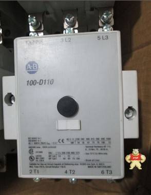 100%原装美国AB 接触器 100-D110D00 AC110V     100-DFSC 110 