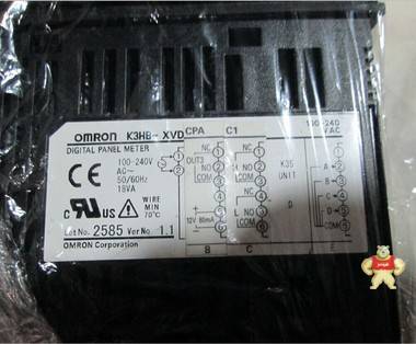 100%原装欧姆龙 脉冲数字面板表K3HB-XVD CPA  C1  AC100-240V 
