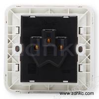 ABB 开关插座 德静空调插座16A三孔插座AJ206 ABB代理商