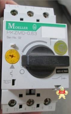 MOELLER金钟默勒电动机保护器PKZMO-0.63  0.4-0.63A 