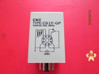 全新原裝現(xiàn)貨臺(tái)灣CKC   液位繼電器、水位器 C61F-GP 