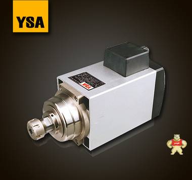 进口YSA意萨风冷方形打磨切割雕刻主轴高速电机S606 高速电机,方形电机,方形主轴,切割电机,雕刻主轴