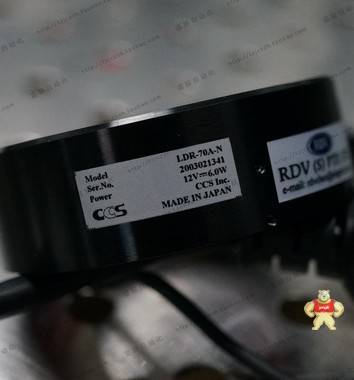 CCS LDR-70A-N DC12V 红色LED环形光源 