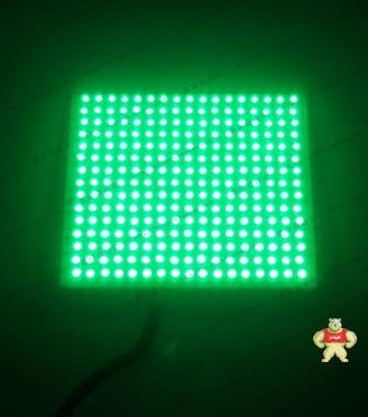 [二手]进口绿色LED灯板 HM-SAW-COAXIAL-G 62X72.5MM  DC12V 