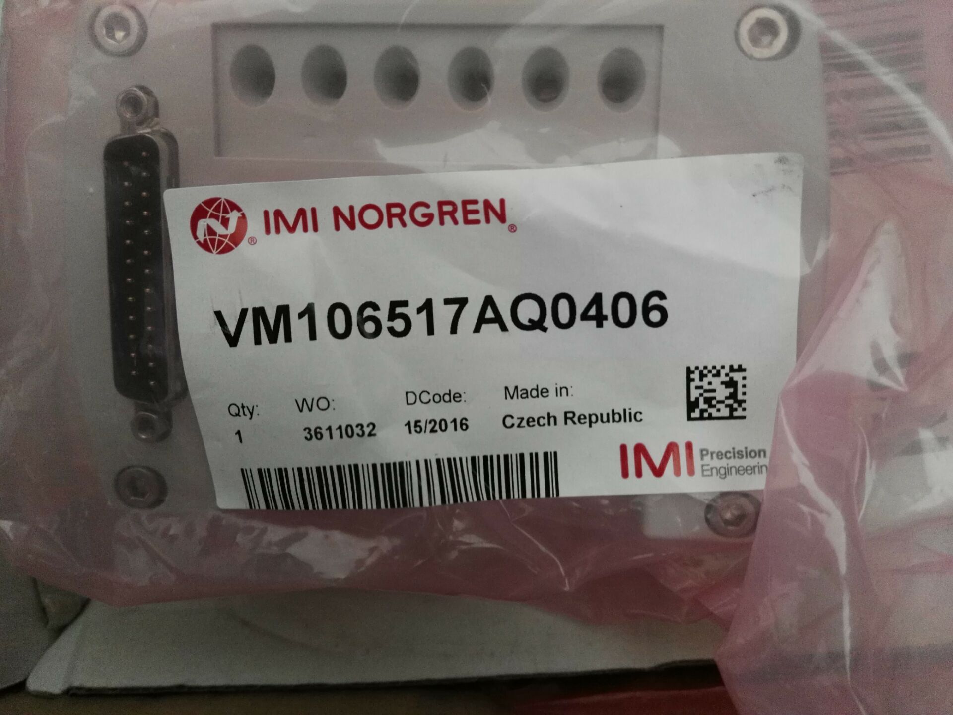 现货norgren NA6T 巴马格1000M型加弹机维修阀岛 诺冠代理直销