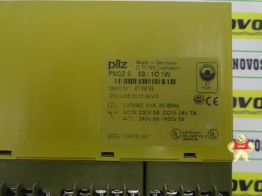 原装现货皮尔兹PILZ继电器PNOZ 3 474856现货库存 