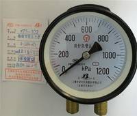 YZS-102雙針雙管壓力表-上海自動化儀表四廠生產(chǎn)，現(xiàn)貨包郵優(yōu)惠