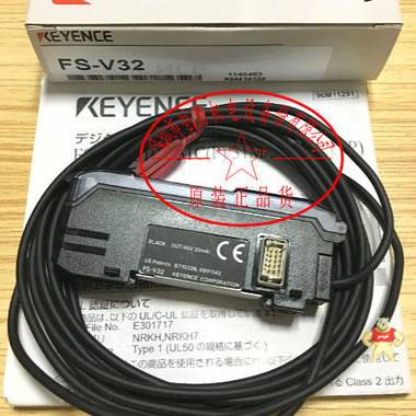 日本基恩士keyence光纤放大器FS-V32，全新原装现货 FS-V32,光纤放大器,全新原装正品