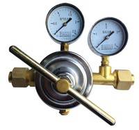 YQDG-224全铜氮气管道减压器，点阀箱减压器，管道大流量铜氮气减压表