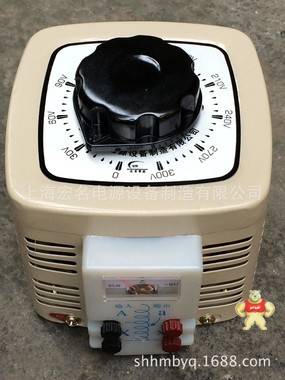 供应小型调压器 单相调压器1000W 220v变0-300v可调变压器 现货 