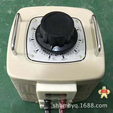 TDGC2-3KVA单相接触式交流调压器220v/调压范围0-300V自藕调压器 