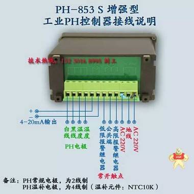 PH控制器工业在线pH计酸度计 PH/ORP检测监测分析仪水处理变送器 