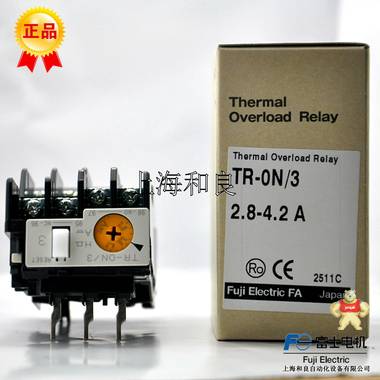 原装富士热继电器TR-0N/3 2.8-4.2A 