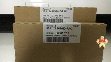 菲尼克斯PLC模块IB IL 24 DO8/HD-PAC全新原装现货 
